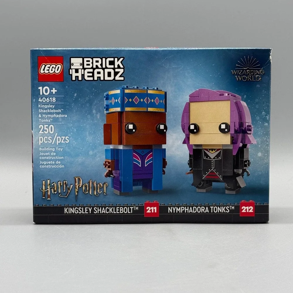 Lego BrickHeadz #40618 Shacklebolt & Nymphadora Tonks Harry Potter Retired New